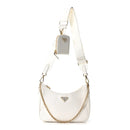 Saffiano Re-Edition 2005 Shoulder Bag White