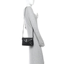 Calfskin Y Quilted Monogram Toy Loulou Crossbody Bag Black