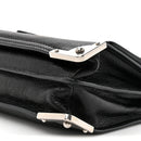 Glace Calf Soft Cahier Bag Black Astrale