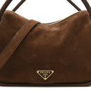 Camoscio Darling Shoulder Bag Cocoa Brown