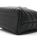 Calfskin Y Quilted Monogram Small Loulou Shopper Black