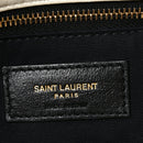 Boucle Tweed Quilted Small Loulou Puffer Monogram Chain Satchel Crema Soft
