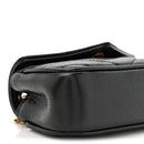 Lambskin Chevron Quilted Micro LouLou Black