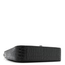 Calfskin Crocodile Embossed Le 5 A 7 Hobo Black