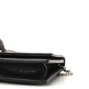 Calfskin Crocodile Embossed Kate Monogram Tassel Chain Wallet Black