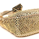 Satin Crystal Mini Re-Edition 2000 Bag Platino