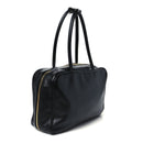 Soft Calf Softy Large Beau Top Handle Bag Black