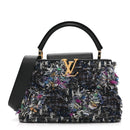 Tweed Calfskin Capucines MM Multicolor