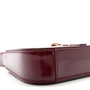 Patent Calfskin Le 5 A 7 Mini Hobo Red Grenat