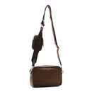 Re-Nylon Saffiano Mini Shoulder Bag Sienna