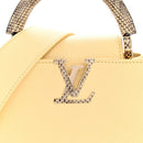 Taurillon Snakeskin Mini Capucines Banane
