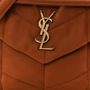 Canvas Quilted Small Loulou Puffer Monogram Chain Satchel Hot Rust