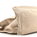 Linen Calfskin Rive Gauche Tote Optic White