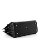 Grained Calfskin Small Sac De Jour Black