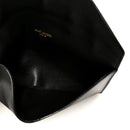 Lambskin Chevron Quilted Large Loulou Black