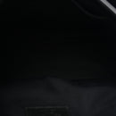 Crinkled Calfskin Matelasse Monogram Medium Niki Chain Satchel Black