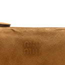 Suede Pouch Olive Green