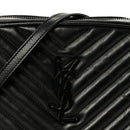 Calfskin Matelasse Monogram Monochrome Lou Camera Bag Black