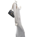 Lambskin Chevron Quilted Small Loulou Black