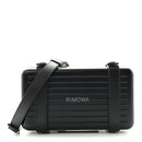 Matte Aluminum Personal Cross-Body Bag Black