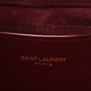 Patent Calfskin Le 5 A 7 Mini Hobo Red Grenat