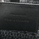 Raffia Monogram Le 5 A 7 Medium Tote Black