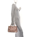 Saffiano Small Galleria Double Zip Tote Cammeo