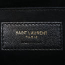 Suede Calfskin Monogram Lou Camera Bag Black