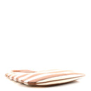Canvas Calfskin Striped Ivy  Cacao Naturale
