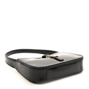 Patent Calfskin Le 5 A 7 Mini Hobo Black