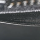 Grain De Poudre Medium Classic Monogram Monochrome Kate Satchel Black