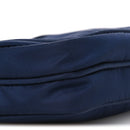 Tessuto Nylon Saffiano Mini Camera Crossbody Royal