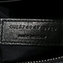 Calfskin Y Quilted Monogram Large Loulou Chain Satchel Black