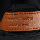 Calfskin Crocodile Embossed Le 5 A 7 Hobo Black