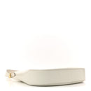 Brushed Calfskin Cleo Adjustable Strap Shoulder Bag White