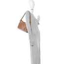 Soft Calfskin Large Aimee Shoulder Bag Caramel