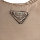 Tessuto Nylon Saffiano Mini Re-Edition 2000 Shoulder Bag Cammeo