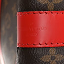 Calfskin Monogram Keepall Bandouliere 50 Coquelicot
