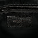 Calfskin Y Quilted Monogram Large Loulou Chain Satchel Black