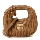 Nappa Matelasse Micro Wander Hobo Caramel