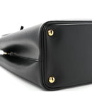 Saffiano Cuir Small Double Bag Black Fuoco