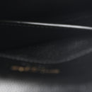 Grain De Poudre Matelasse Chevron Monogram Envelope Chain Wallet Black