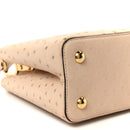 Ostrich Capucines PM Rose Champagne