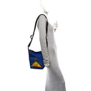 Tessuto Nylon Palm Tree Print Bucket Bag Bluette