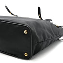 Tessuto Nylon Saffiano Tote Black