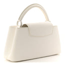 Taurillon Capucines East West MM Optic White