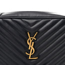Calfskin Matelasse Monogram Lou Camera Bag Deep Marine