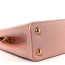 Metallic Taurillon Capucines BB Pearly Pink