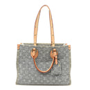 Monogram Denim Onthego MM Washed Gray