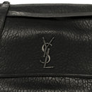 Grained Lambskin Monogram Large Niki Chain Satchel Black